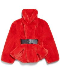 Balenciaga - Faux Fur & Shearling Jackets - Lyst