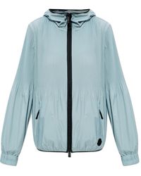 Moncler - Jassen ,Blauw ,Polyester Anemone Jacket - Lyst