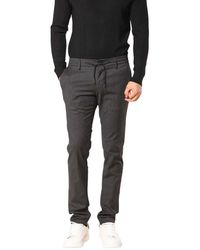Mason's - Broeken ,Grijs ,Wol Slim Fit Wol Chino Broek Grijs - Lyst