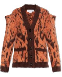 Stella McCartney - Cloud Leopard V-Neck Cardigan - Lyst