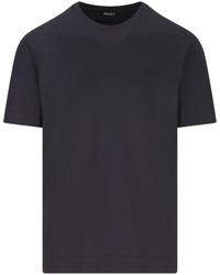 ZEGNA - T-Shirt Met Ronde Hals - Lyst