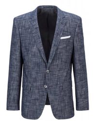HUGO - Hutsons5 Slim Fit Jacket - Lyst