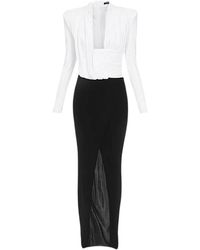 Balmain - Midi Dresses - Lyst