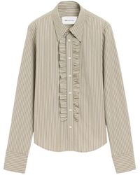 Ami Paris - Ruffled Adjusted Shirt - Lyst