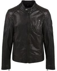 Belstaff - Cappotti neri per uomo - Lyst