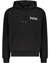 Balmain - Hoodies & Sweatvesten ,Zwart ,Katoen Logo Hoodie - Lyst