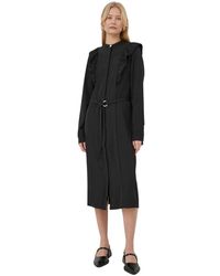 Bruuns Bazaar - Jurk Met Ruches En Ceintuur - Lyst