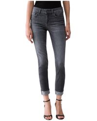 Liu Jo - Cropped Jeans - Lyst