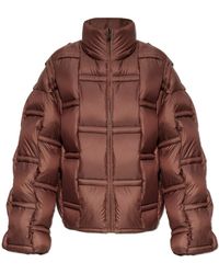 RAXXY - Jassen ,Bruin ,Puffer Jacket Met Turtle Neck - Lyst