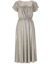 Swing - Folie Jersey Midi Jurk - Lyst