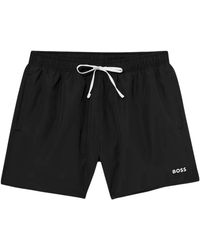 HUGO - Badmode ,Zwart ,Beach Set Met Handdoek En Zwempak - Lyst
