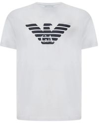Emporio Armani - Weiße t-shirts und polos - Lyst