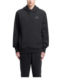 Reebok - Fitness ,Zwart ,Katoen Hoodies - Lyst