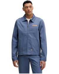 Dickies - Jassen ,Blauw ,Katoen Cotton Jacket - Lyst