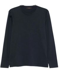 Zanone - Tops ,Zwart ,Zwarte Sweater En Polos Stijlvolle Selectie - Lyst