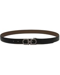Ferragamo - Reversible Gancini Belt - Lyst