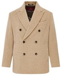 Montecore - Jassen ,Bruin ,Wol Reefer Jacket - Lyst