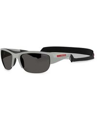 Prada - Accessoires ,Grijs ,Ps A01S 13Z5S0 Zonnebrillen - Lyst
