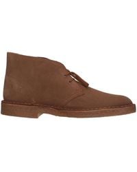 Clarks - Schoenen ,Bruin ,Leer Suede Desert Boots - Lyst