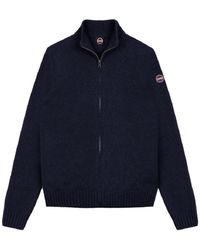 Colmar - Truien & Vesten ,Blauw ,Wol Cashmere Blend Zip Sweater - Lyst