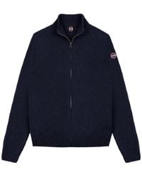 Colmar - Truien & Vesten ,Blauw ,Wol Cashmere Blend Zip Sweater - Lyst