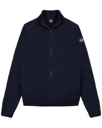 Colmar - Truien & Vesten ,Blauw ,Wol Cashmere Blend Zip Sweater - Lyst