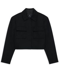 Anine Bing - Jassen ,Zwart ,Wol Dayton Jacket - Lyst