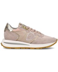 Philippe Model - Schoenen ,Roze ,Katoen Sneakers Trpx Haute Running - Lyst