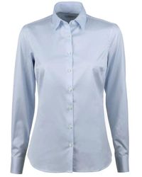 Stenströms - Hellblaues stretch-shirt - Lyst