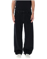 Saint Laurent - Extreme baggy jeans carbon aw23 - Lyst