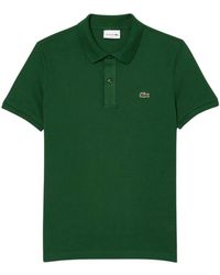 Lacoste - Tops ,Groen ,Katoen Slim Fit L.12.12 Piqué Polo - Lyst