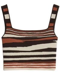 Weekend by Maxmara - Weicher viskose crop top - Lyst