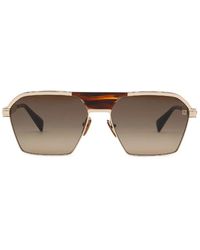 Balmain - Accessoires ,Bruin ,Sergeant Zonnebril - Lyst