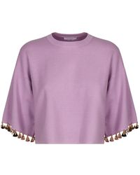 Rabanne - Cropped Sweater Met Sierdetails - Lyst