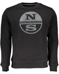 North Sails - Schwarzer Baumwoll Herren Pullover - Lyst