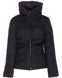 Pinko - Fully Rhinestoned Short Down Jacket - Lyst