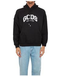 Gcds - Hoodies & Sweatvesten ,Zwart ,Katoen Stijlvolle Sweatshirt Voor Mannen En Vrouwen - Lyst