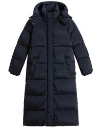 Woolrich - Blauwe Donsjas Waterafstotend Windbestendig - Lyst