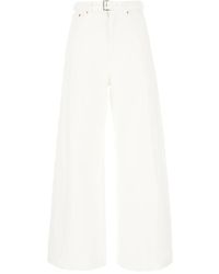 Sacai - Trousers > wide trousers - Lyst