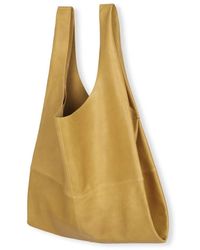 Cortana - Tassen ,Geel ,Leer Extra Grote Shopper Tas - Lyst