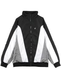 DOLLY NOIRE - Jassen ,Zwart ,Polyester Vintage Zwart Windjack - Lyst