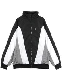 DOLLY NOIRE - Jassen ,Zwart ,Polyester Vintage Zwart Windjack - Lyst