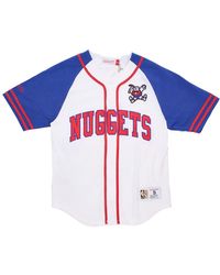 Mitchell & Ness - Tops ,Veelkleurig ,Katoen Denver Nuggets Nba Shirt Jersey - Lyst