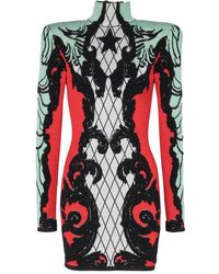Balmain - Jacquard-Minikleid - Lyst