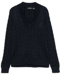 Ralph Lauren - Truien & Vesten ,Blauw ,Katoen Meren Long Sleeve Pullover - Lyst