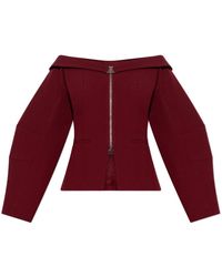 Gestuz - Jassen ,Rood ,Wol Barbara Blazer - Lyst