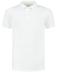 Fedeli - Tops ,Wit ,Katoen Wit Polo Shirt - Lyst