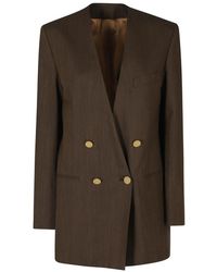 Alberta Ferretti - Giacca Tailoring Fantasia - Lyst