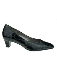 Gabor - Schoenen ,Grijs ,Leer Leren Pumps - Lyst