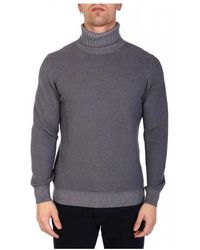 Gran Sasso - Truien & Vesten ,Grijs ,Wol Dolcevita Turtleneck - Lyst